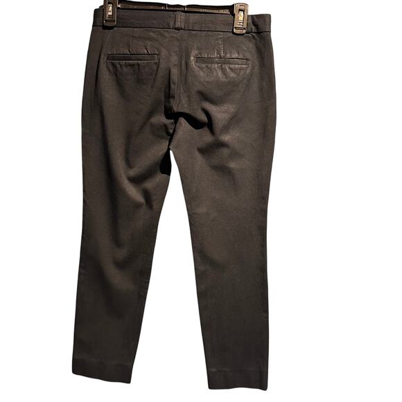 Banana Republic Size 4 Sloan Curvy Fit Navy Crop Pants Office Work Professional - Picture 2 of 8